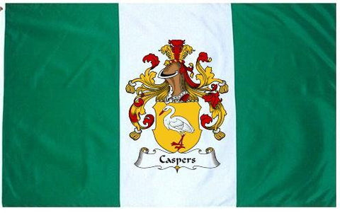 Caspers family crest coat of arms flag