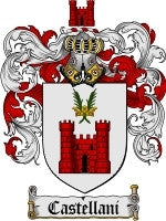 Castellani coat of arms family crest download
