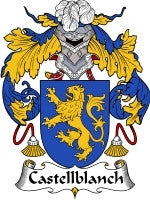 Castellblanch coat of arms family crest download