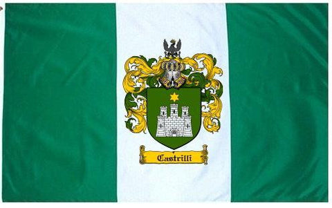 Castrilli family crest coat of arms flag
