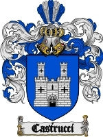 Castrucci coat of arms family crest download