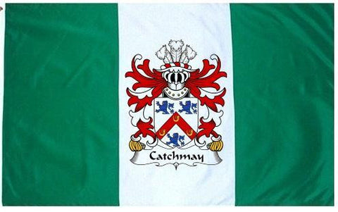 Catchmay family crest coat of arms flag