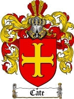 Cate coat of arms family crest download