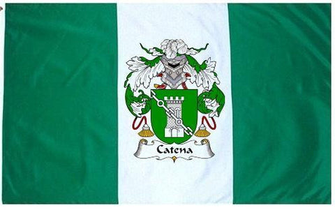 Catena family crest coat of arms flag