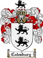 Catesbury coat of arms family crest download