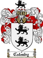 Catesby coat of arms family crest download