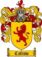 Catrow coat of arms family crest download