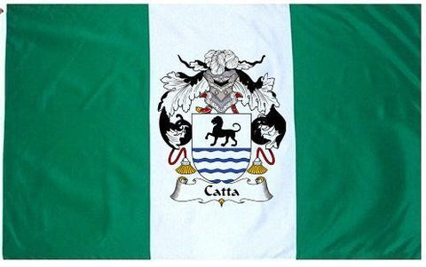 Catta family crest coat of arms flag
