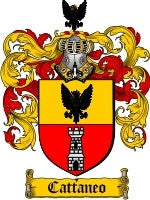 Cattaneo coat of arms family crest download