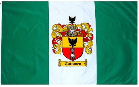 Cattaneo family crest coat of arms flag