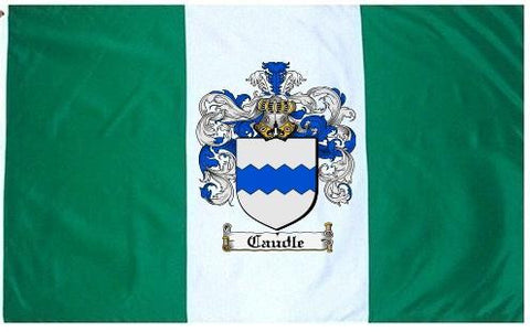 Caudle family crest coat of arms flag