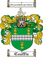 Cauffie coat of arms family crest download