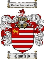 Caufield coat of arms family crest download