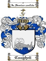 Caughell coat of arms family crest download