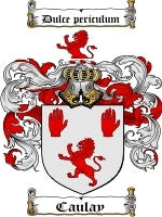 Caulay coat of arms family crest download