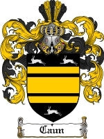 Caun coat of arms family crest download