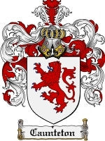 Caunteton coat of arms family crest download