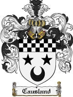 Causland coat of arms family crest download