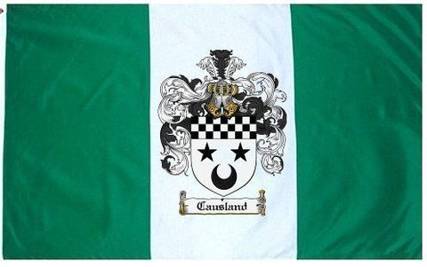 Causland family crest coat of arms flag