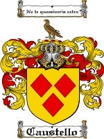 Caustello coat of arms family crest download