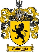 Caveggia coat of arms family crest download