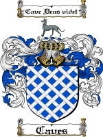 Caves coat of arms family crest download