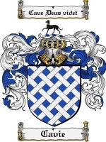 Cavie coat of arms family crest download