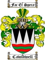 Cawldwell coat of arms family crest download
