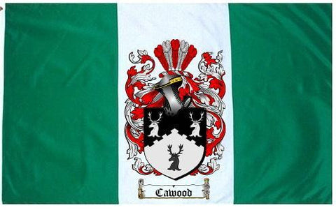 Cawood family crest coat of arms flag