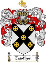 Cawthon coat of arms family crest download