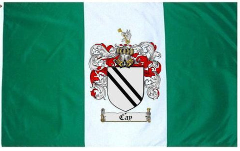 Cay family crest coat of arms flag