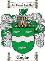 Caybe coat of arms family crest download