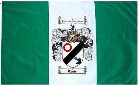 Caye family crest coat of arms flag