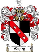 Cayley coat of arms family crest download