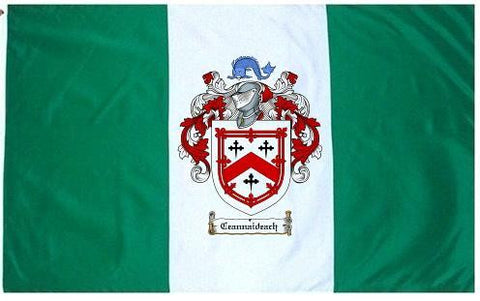 Ceannaideach family crest coat of arms flag
