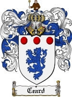 Ceard coat of arms family crest download