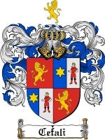 Cefali coat of arms family crest download