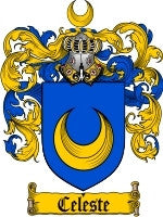 Celeste coat of arms family crest download