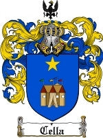 Cella coat of arms family crest download