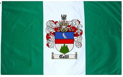 Celli family crest coat of arms flag