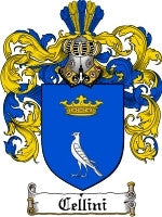 Cellini coat of arms family crest download