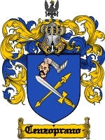 Cenzoprano coat of arms family crest download