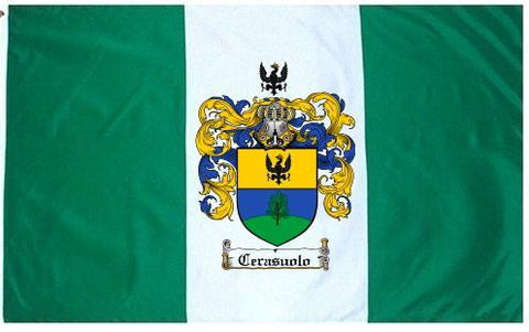 Cerasuolo family crest coat of arms flag