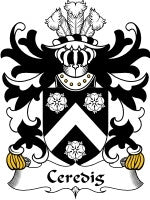 Ceredig coat of arms family crest download