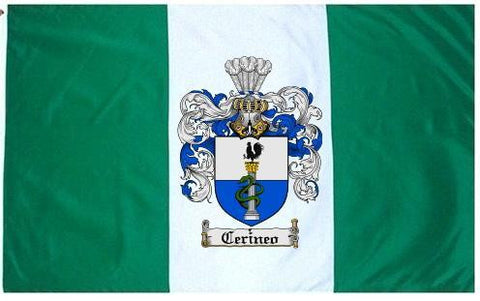Cerineo family crest coat of arms flag