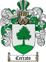 Cerrato coat of arms family crest download