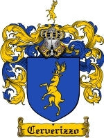 Cerverizzo coat of arms family crest download