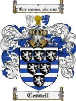 Cessell coat of arms family crest download