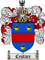 Cestare coat of arms family crest download