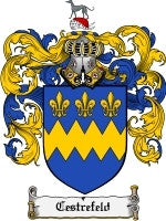 Cestrefeld coat of arms family crest download